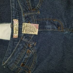 Domaine girls size 7 jeans dark wash
